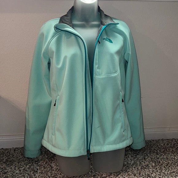 The North Face - Mint Green Apex Bionic Full-Zip Jacket - Picture 1 of 6